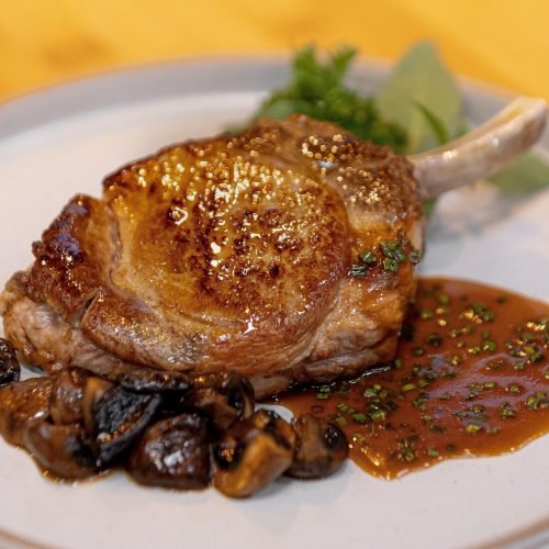 Côtelettes de porc rôti